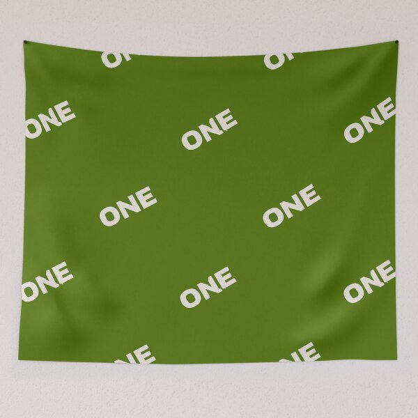Item preview, 'One' Stamp Effect Typography designed and sold by trepiu.