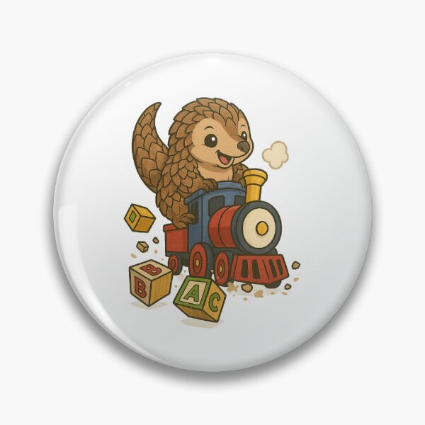 Item preview, Pangolin Express Crashing Through Toys designed and sold by Analog-attire.