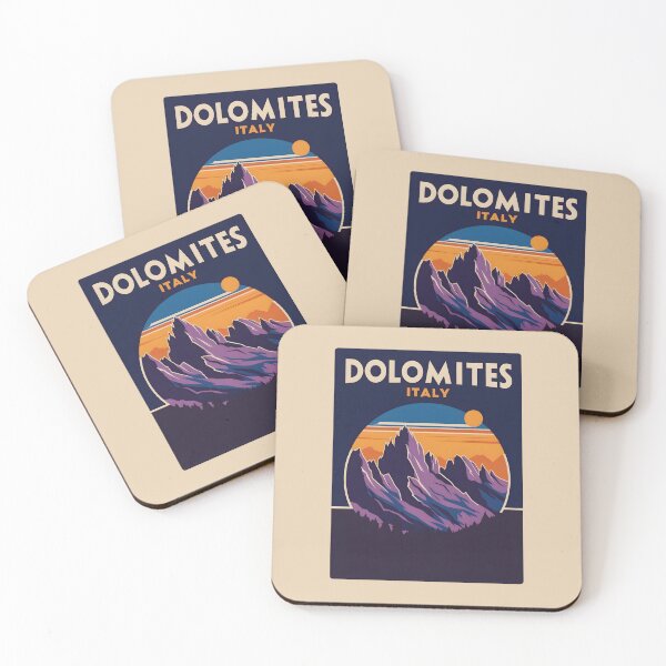 Item preview, A Vintage Travel Illustration of Dolomites - Italy  designed and sold by GoodOldVintage.