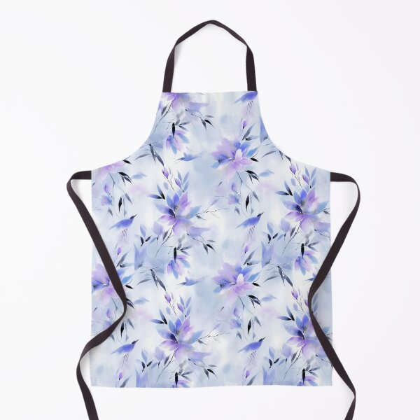 Item preview, Twilight Wings – Hummingbirds and Indigo Florals designed and sold by Moisky Patterns.