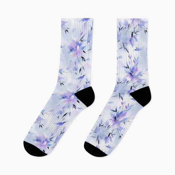 Item preview, Twilight Wings – Hummingbirds and Indigo Florals designed and sold by Moisky Patterns.