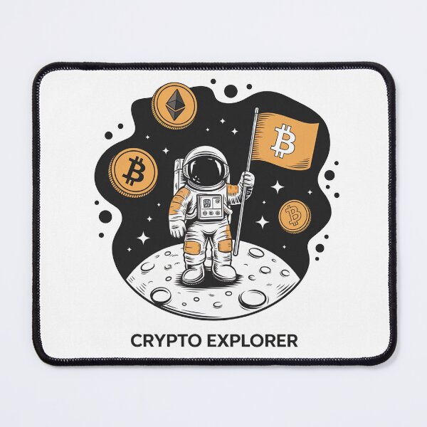Item preview, Crypto explorer, bitcoin crypto space designed and sold by NoetherSym.