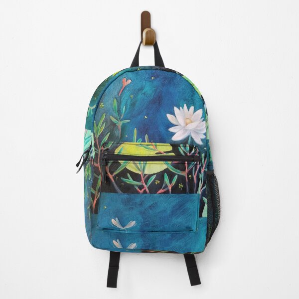 Item preview, beautiful water lily painting designed and sold by HandmadeMood.