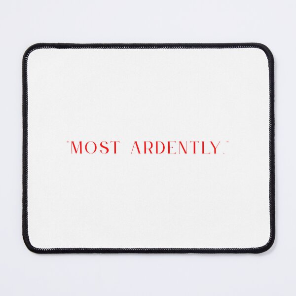 Item preview, “Most ardently.” | Pride & Prejudice Inspired designed and sold by wallflowershop.