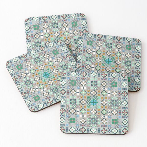 Item preview, Innovative Abstract Mosaic Pattern in Brilliant Colors designed and sold by Tarjiart.