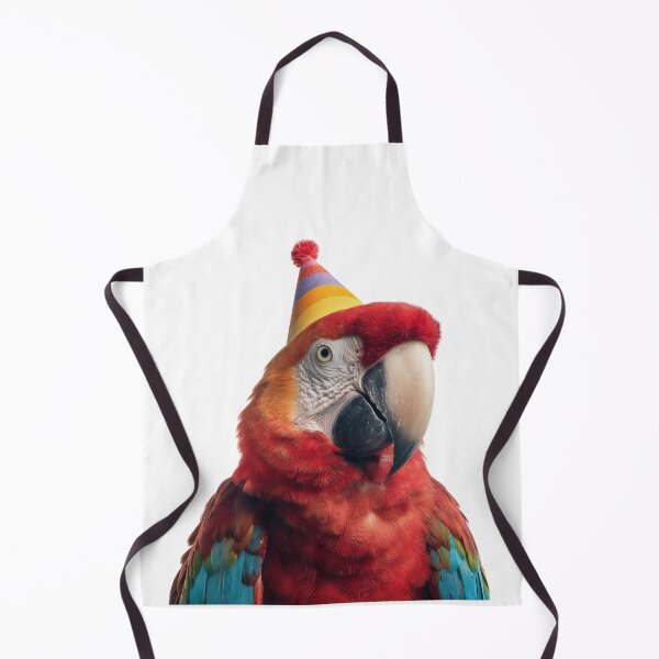 Item preview, Cute Macaw with Party Hat Birthday Celebration designed and sold by LazyOwlStore.