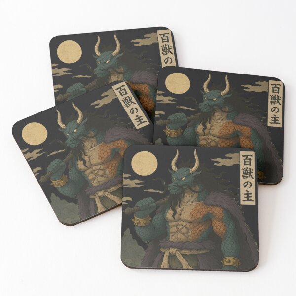 Item preview, Dragon Oni Warrior – Retro Japanese Beast King Art 龍鬼の戦士 – 昭和レトロ風の百獣の王アート designed and sold by Wearablestore.