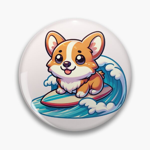 Item preview, Canine Catching Waves designed and sold by BassHeadMomma.