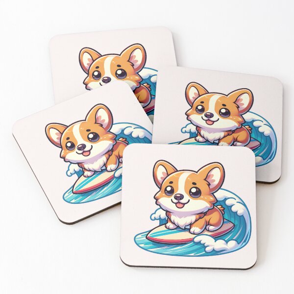 Item preview, Canine Catching Waves designed and sold by BassHeadMomma.