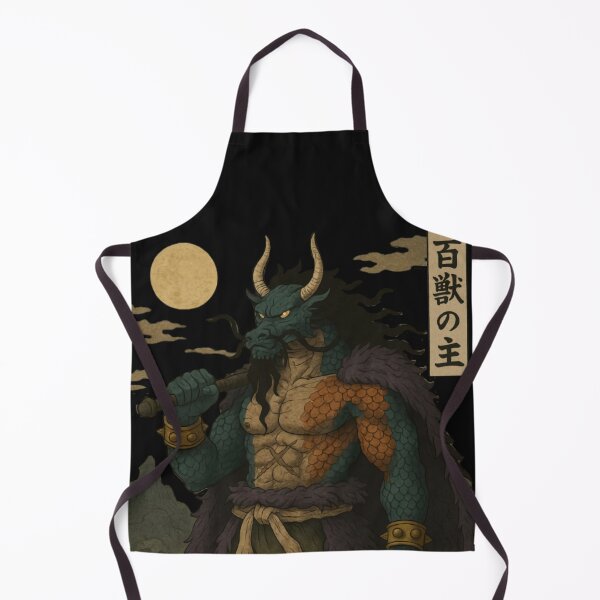 Item preview, Dragon Oni Warrior – Retro Japanese Beast King Art 龍鬼の戦士 – 昭和レトロ風の百獣の王アート designed and sold by Wearablestore.