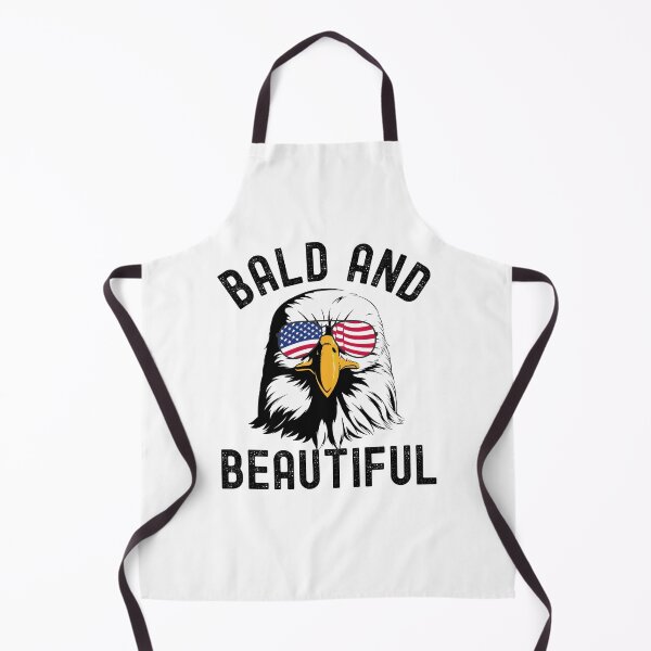 Item preview, Bald and Beautiful Funny Fourth of July bald eagle humor designed and sold by snowry.