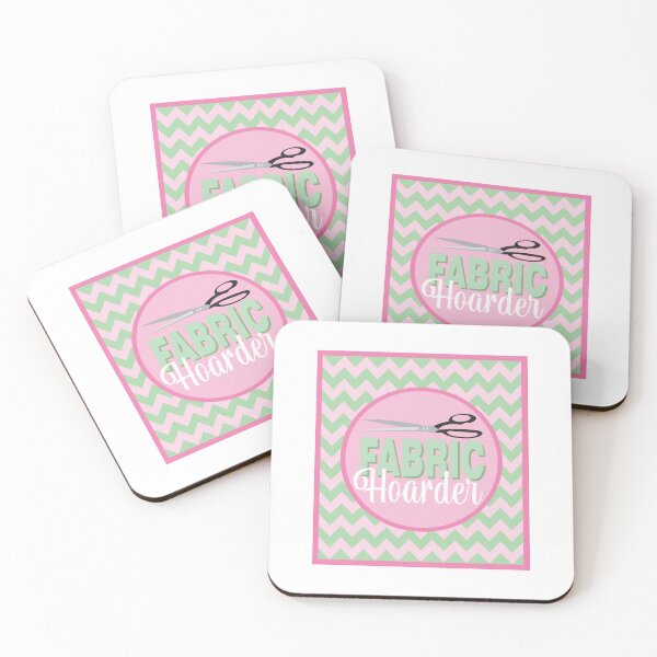 Item preview, Fabric Panels Hoarder - APPLE AND PINK designed and sold by StellarFX.