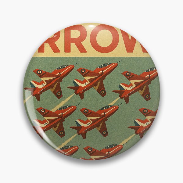 Item preview, Red Arrows Vintage Aviation Poster designed and sold by Airpower Art.