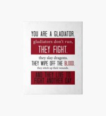 Gladiators in Suits Art Board