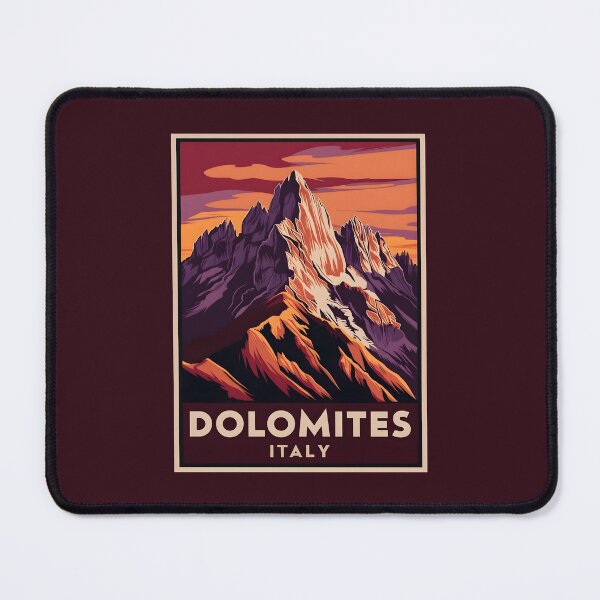 Item preview, A Vintage Travel Illustration of Dolomites - Italy  designed and sold by GoodOldVintage.