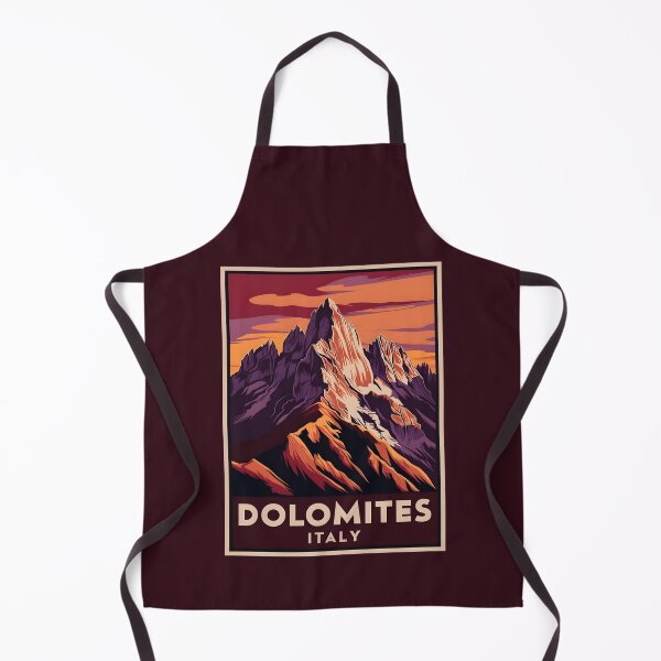 Artikelvorschau, Eine Vintage Reiseillustration der Dolomiten - Italien entworfen und verkauft von GoodOldVintage.