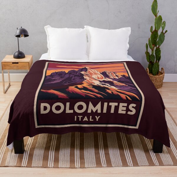Item preview, A Vintage Travel Illustration of Dolomites - Italy  designed and sold by GoodOldVintage.