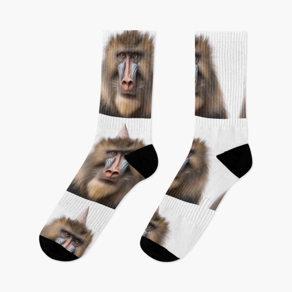 Item preview, Cute Mandrill with Party Hat Birthday Celebration designed and sold by LazyOwlStore.