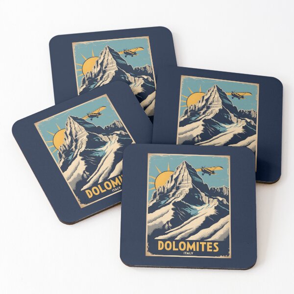 Item preview, A Vintage Travel Illustration of Dolomites - Italy  designed and sold by GoodOldVintage.