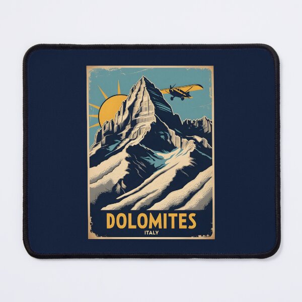 Item preview, A Vintage Travel Illustration of Dolomites - Italy  designed and sold by GoodOldVintage.