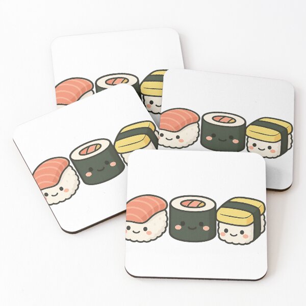 Item preview, Kawaii Sushi Trio – Cute Maki designed and sold by NipponPop.