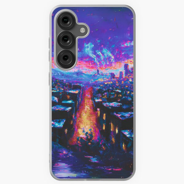 Item preview, The Starry Night of a colorful city view designed and sold by MerryCrown.