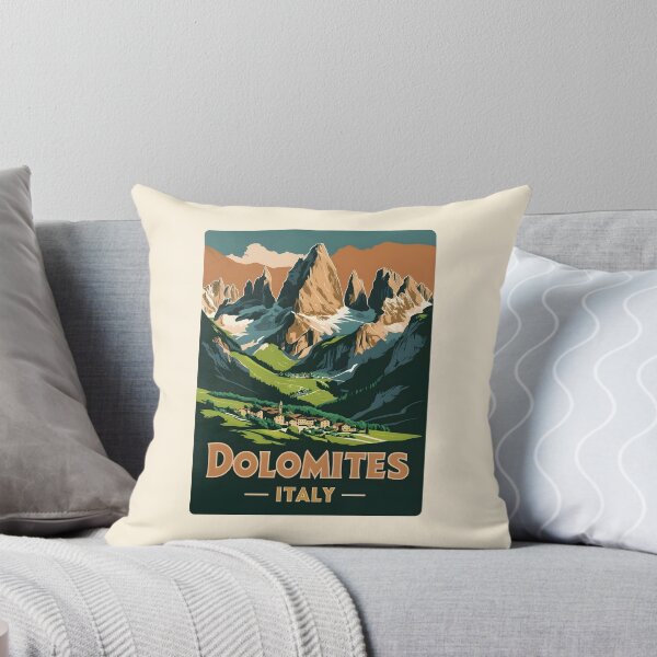 Item preview, A Vintage Travel Illustration of Dolomites - Italy  designed and sold by GoodOldVintage.