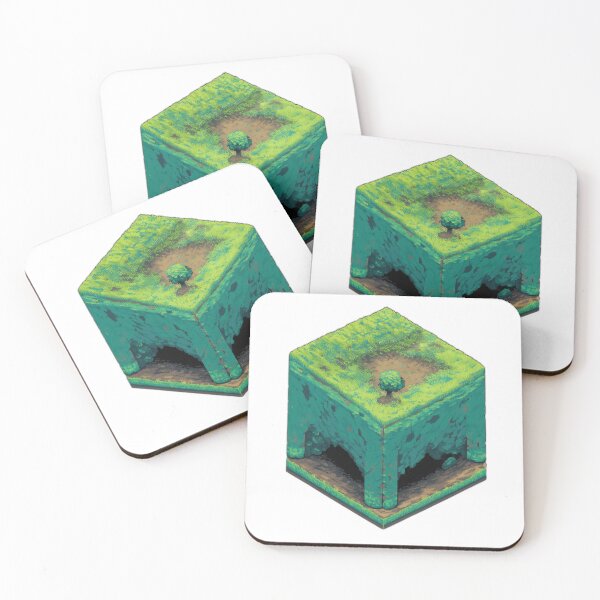 Item preview, Hidden Earth - Isometric Cross-Section with Tiny Tree designed and sold by CuteKawaiiStudio.
