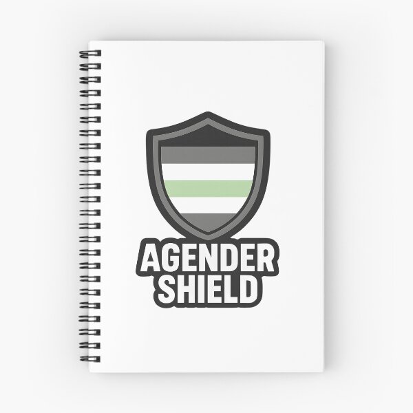 Item preview, Agender Shield – Bold Pride Design designed and sold by Haus Of Sin.