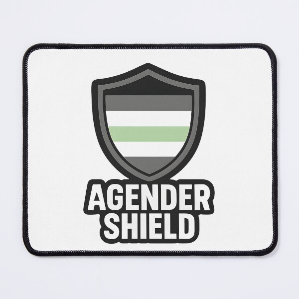 Item preview, Agender Shield – Bold Pride Design designed and sold by Haus Of Sin.