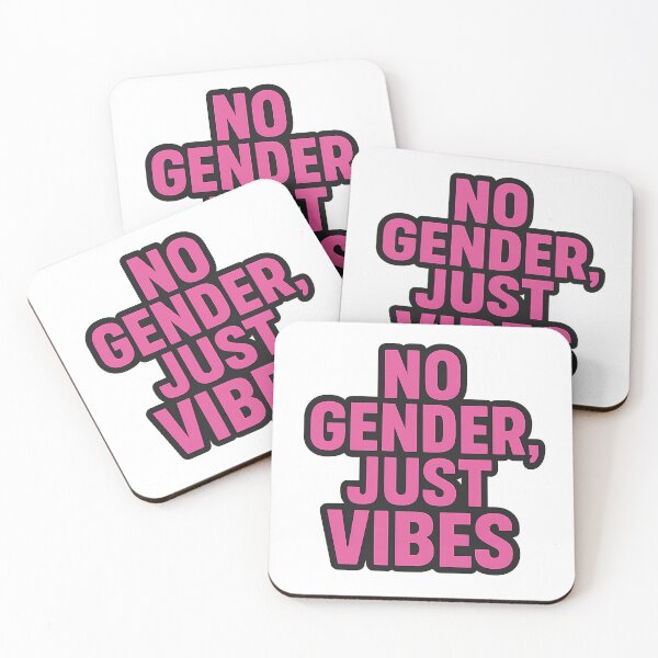 Item preview, No Gender, Just Vibes – Bold LGBTQ+ Design designed and sold by Haus Of Sin.