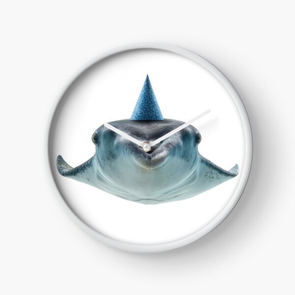 Item preview, Cute Manta Ray with Party Hat Birthday Celebration designed and sold by LazyOwlStore.
