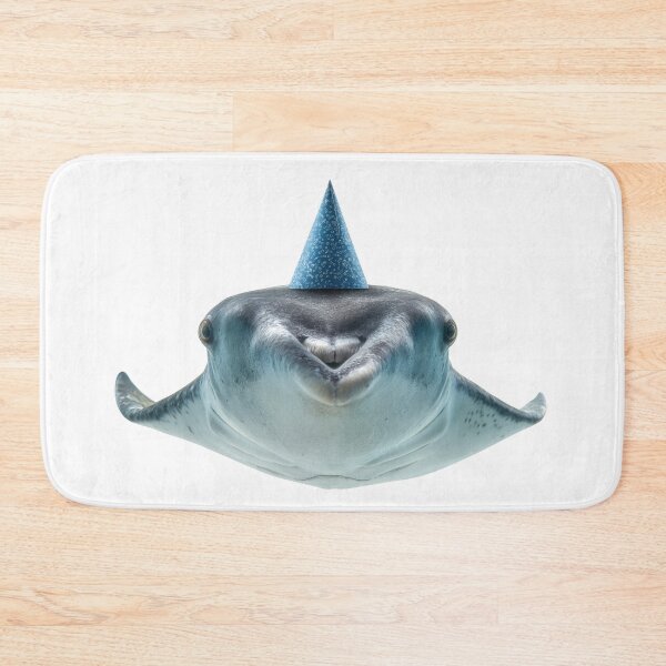 Item preview, Cute Manta Ray with Party Hat Birthday Celebration designed and sold by LazyOwlStore.