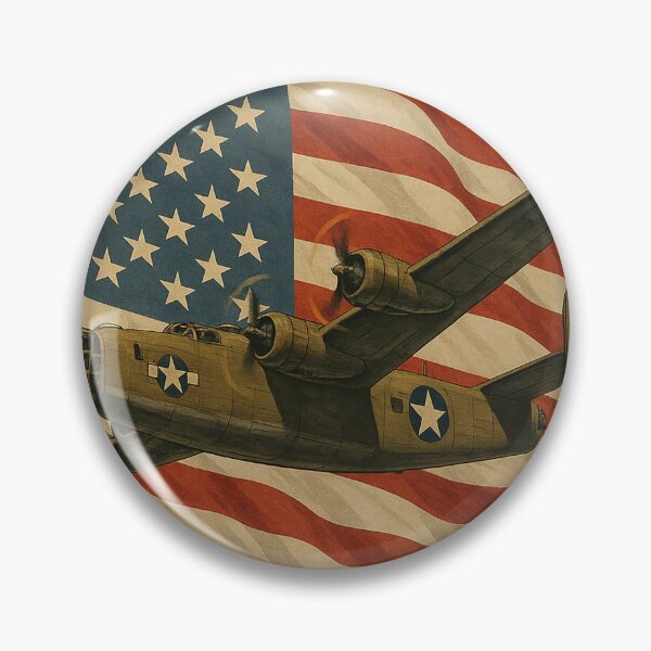 Item preview, B24 Liberator Vintage WW2 Poster designed and sold by Airpower Art.