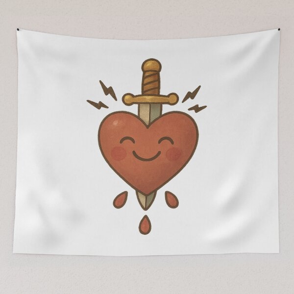 Item preview, Happy Heartbreak – Sweet Pain designed and sold by Kunst-Shirt.