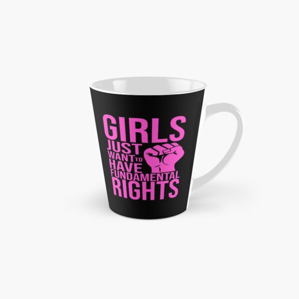 Item preview, Girls Just Want To Have Fundamental Rights - Feminist Girls Women Rights Gender Equality designed and sold by kawaiivsglitch.