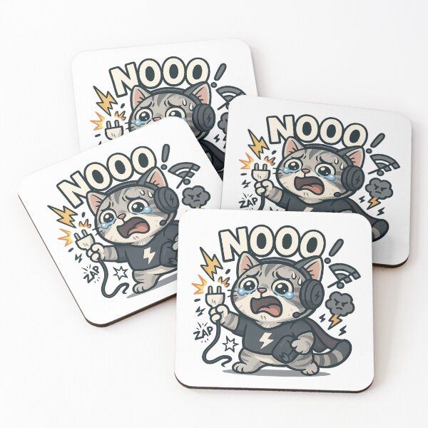 Item preview, Funny Screaming Cat – “NOOO!” Reaction Art designed and sold by 奇0904.