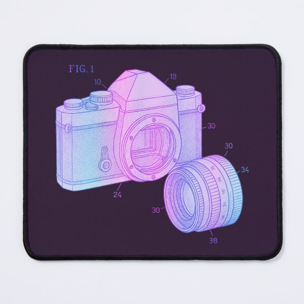Item preview, Imaginary Analog SLR Patent Drawing designed and sold by Analog-attire.