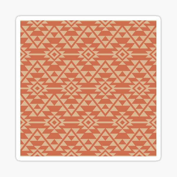 Aperçu de l'œuvre Motif tribal Navajo aztèque vintage du sud-ouest créée et vendue par BWDecorPattern.