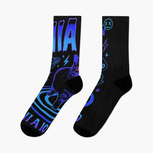 Item preview, Neon OIIA Cat Cyberpunk Meme Art designed and sold by zzz888.