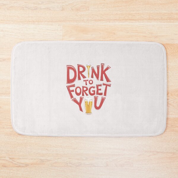 Item preview, Drink to Forget You – Funny Beer Quote Notebook Cover designed and sold by VectorVerse168.