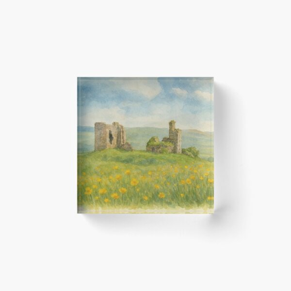 Item preview, Sanquhar Castle Watercolour designed and sold by AndythephotoDr.