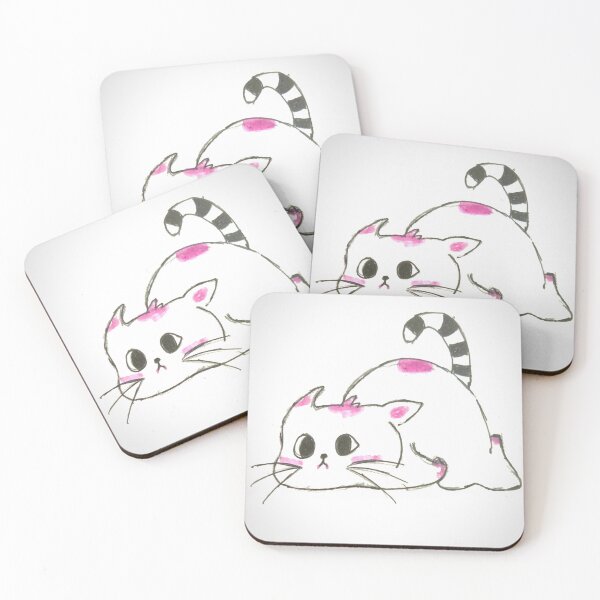 Item preview, cute little cat drawing designed and sold by NivyasArtistry.