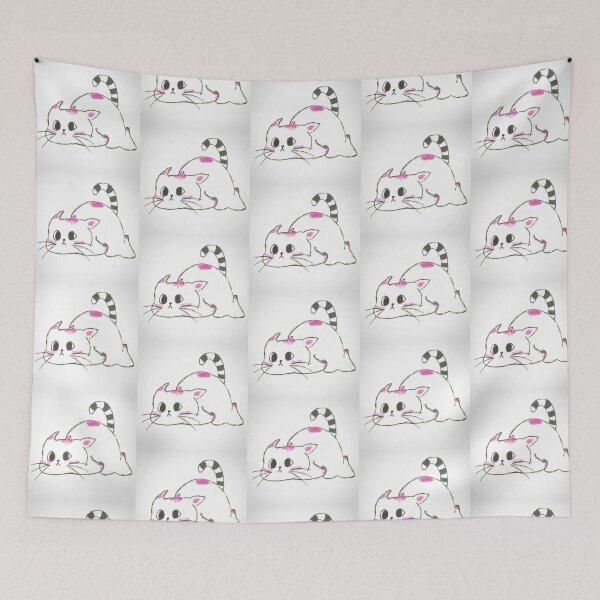 Item preview, cute little cat drawing designed and sold by NivyasArtistry.