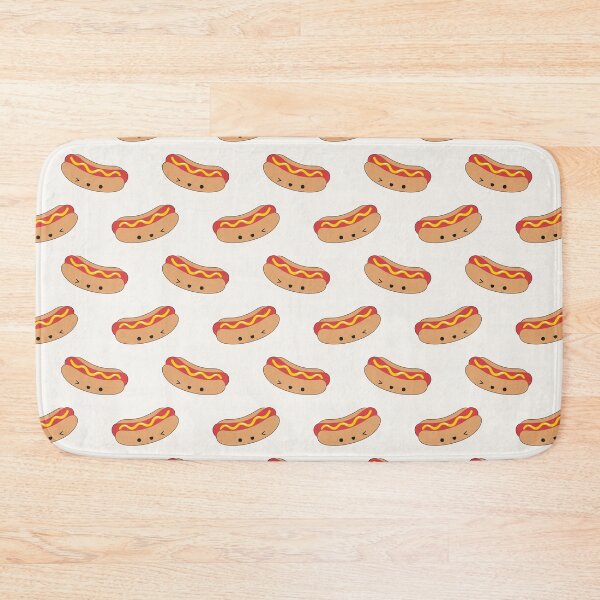 Item preview, kawaii happy hot dogs designed and sold by Becca Alessi.