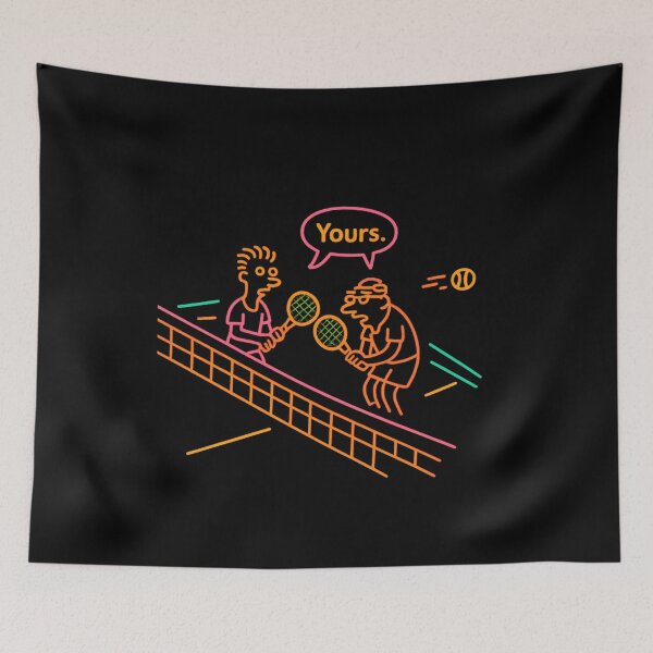 Item preview, Funny Tennis Design Doubles Partner Friends Tennisplayer designed and sold by surfingfun.