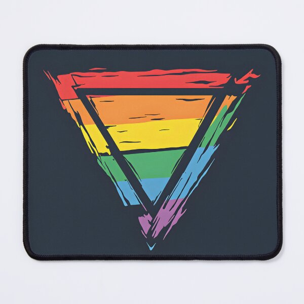 Item preview, Hand-Painted Rainbow Triangle Design designed and sold by Dezignest.