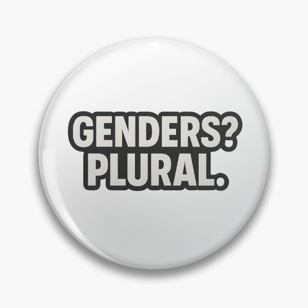 Item preview, Genders? Plural – Bold Text Design designed and sold by Haus Of Sin.