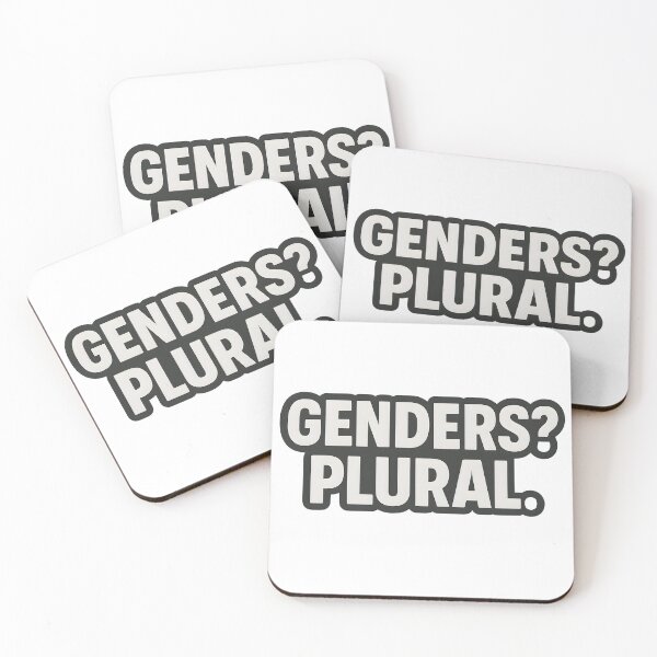 Item preview, Genders? Plural – Bold Text Design designed and sold by Haus Of Sin.