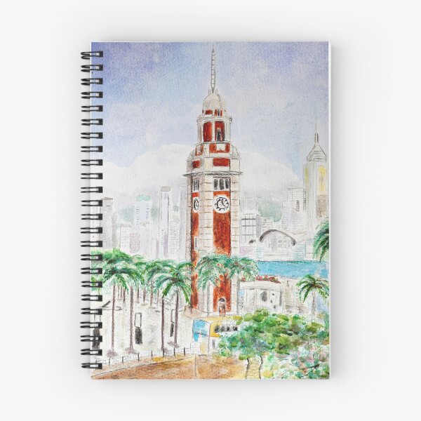 Item preview, Clock tower in Tsim Sha Shui Hong Kong designed and sold by SelenePaintings .